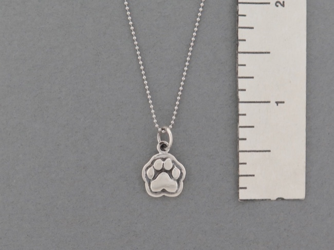 Sterling Puppy Print - Click Image to Close