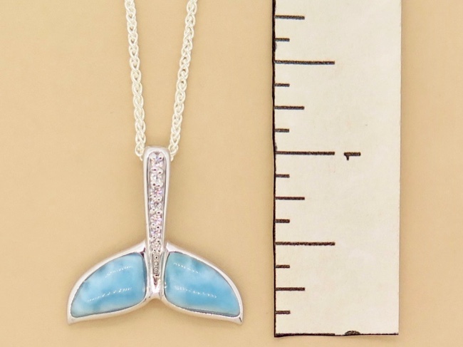 Larimar Whale Tail - Click Image to Close