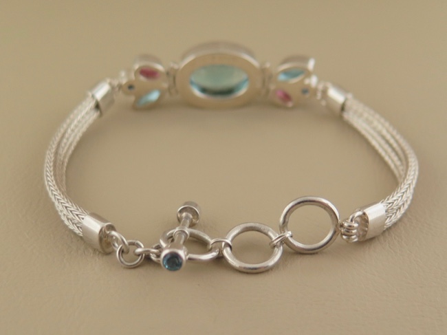 Classic Mix Stone Bracelet - Click Image to Close