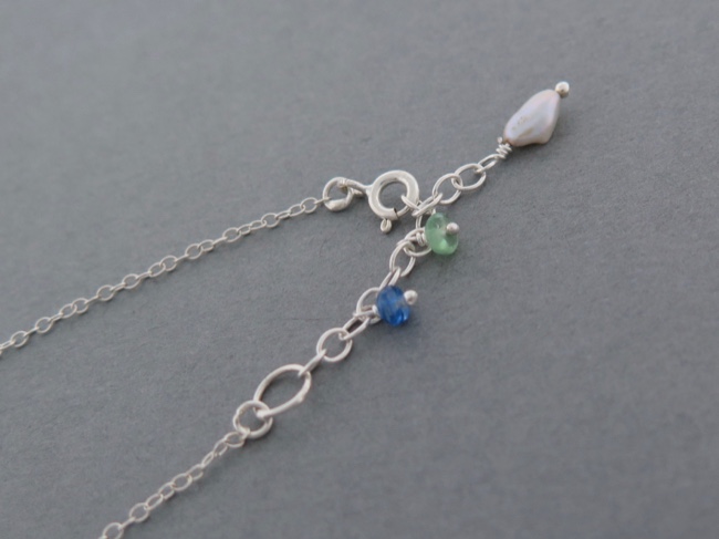 Green Amethyst Teardrop - Click Image to Close