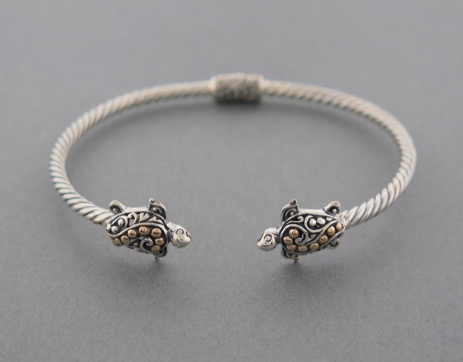 Turtle Ornate Cuff - Click Image to Close