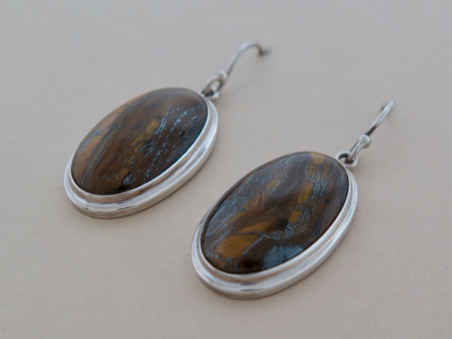 Tigers Eye Ovals - Click Image to Close