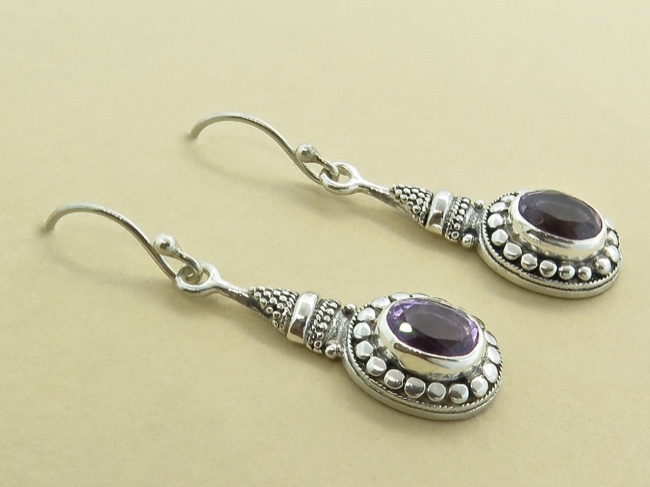 Amethyst Dangles - Click Image to Close