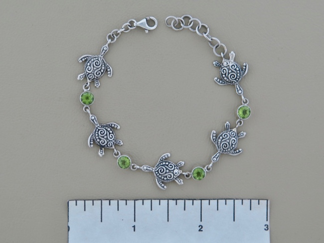 Turtle Link Bracelet - Click Image to Close