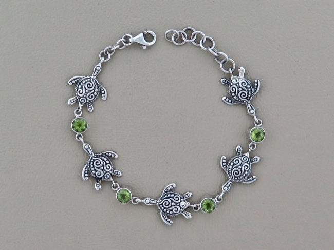 Turtle Link Bracelet - Click Image to Close