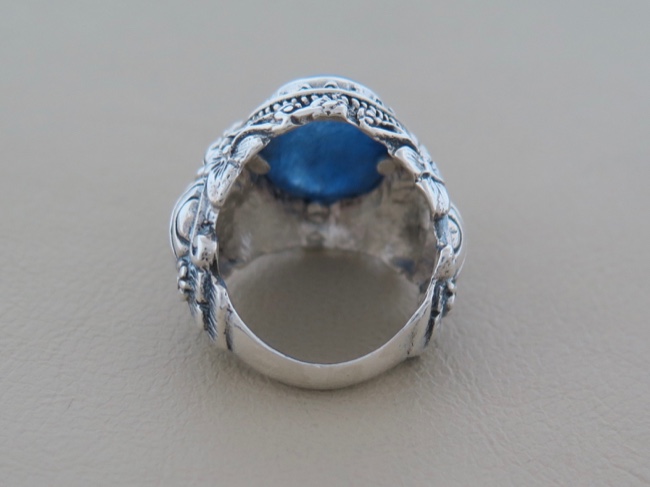 Ornate Sterling Ring - Click Image to Close