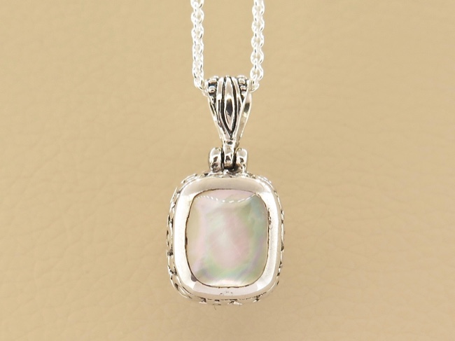 Mother of Pearl Tribal Bezel - Click Image to Close