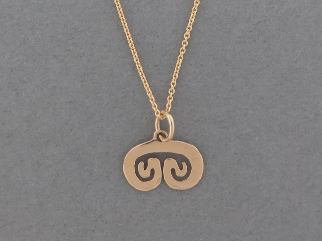 Petroglyph 14k Necklace - Click Image to Close
