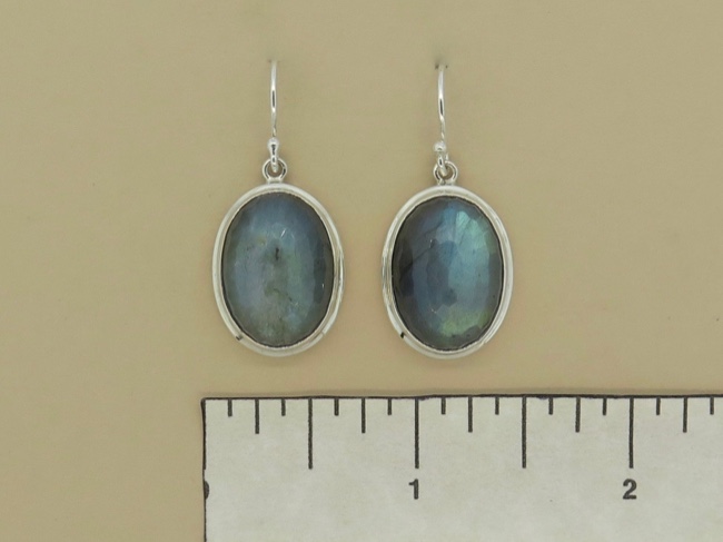 Labradorite Earrings - Click Image to Close
