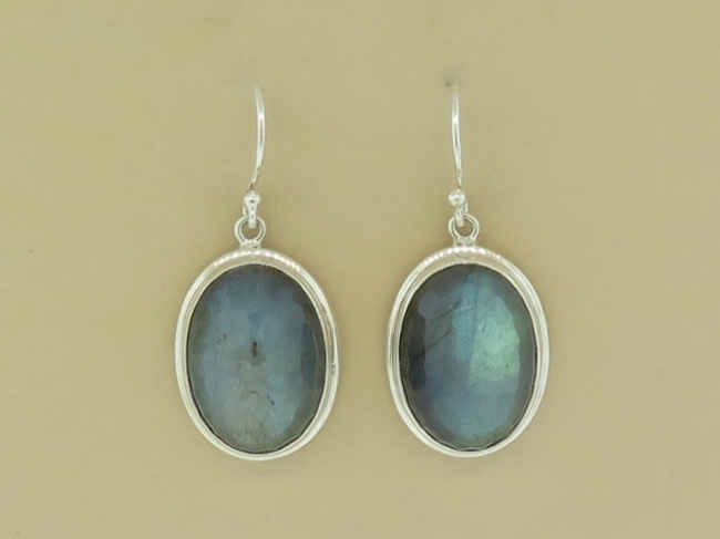 Labradorite Earrings - Click Image to Close