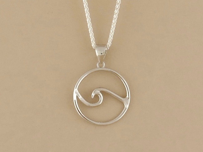 Wave Necklace - Click Image to Close