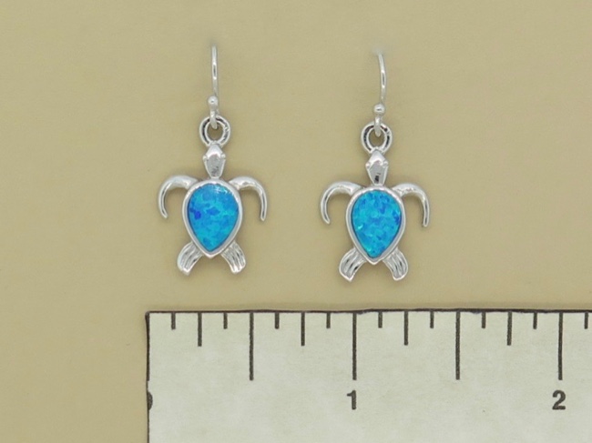 Opal Turtle Dangles - Click Image to Close