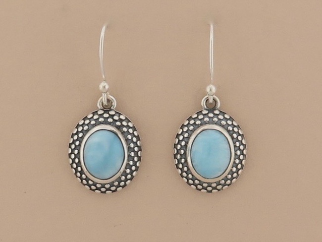 Larimar Dotted Bezels - Click Image to Close