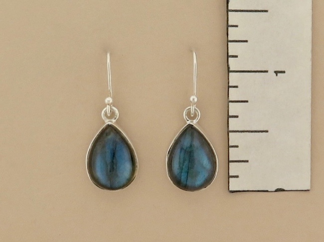 Labradorite Earrings - Click Image to Close