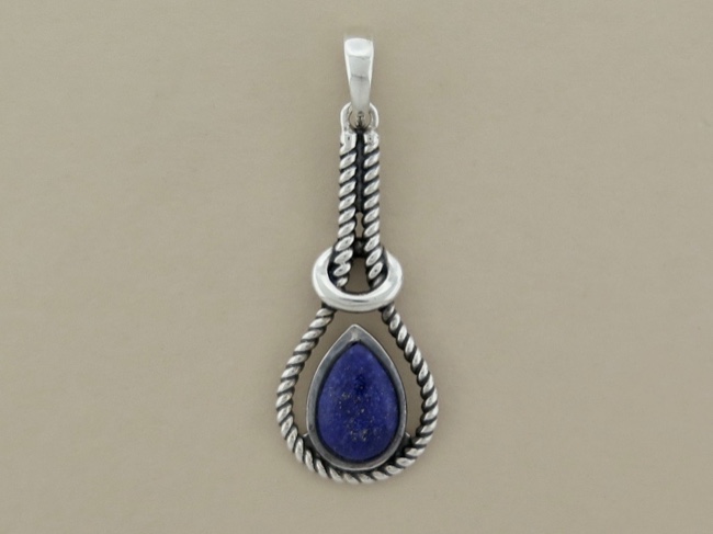 Lapis Lasso Pendant - Click Image to Close