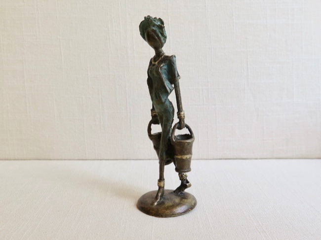 Wonderful World of Kofi Awudu Lost Wax Bronze - Click Image to Close