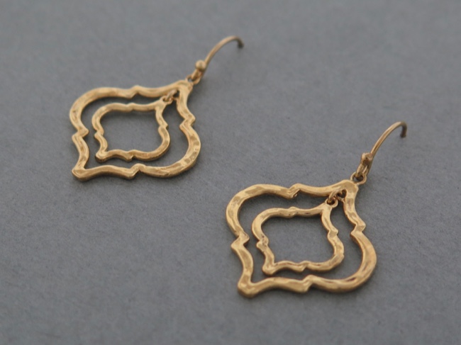 Gold Vermeil Dangles - Click Image to Close