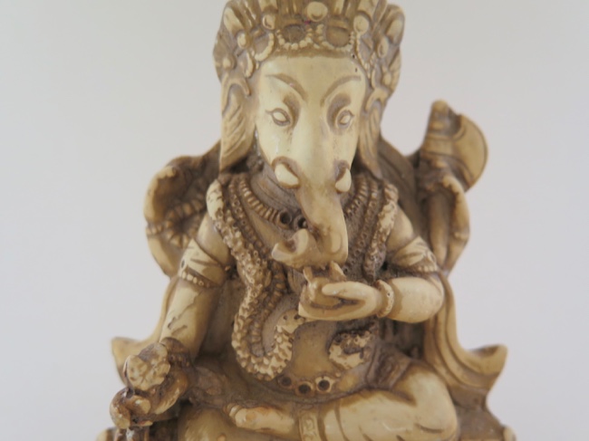 Natural Resin Ganesha the Remover of Obstacles - Click Image to Close