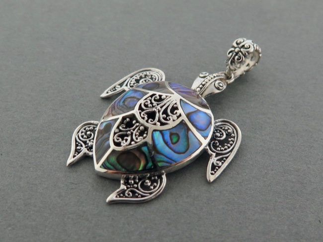 Abalone Turtle Ornate - Click Image to Close