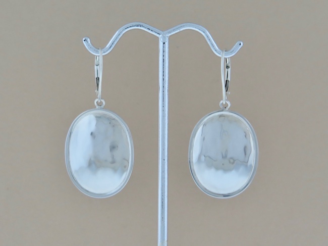Sterling Oval Dangles - Click Image to Close