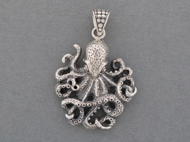 Sterling Octopus - Click Image to Close