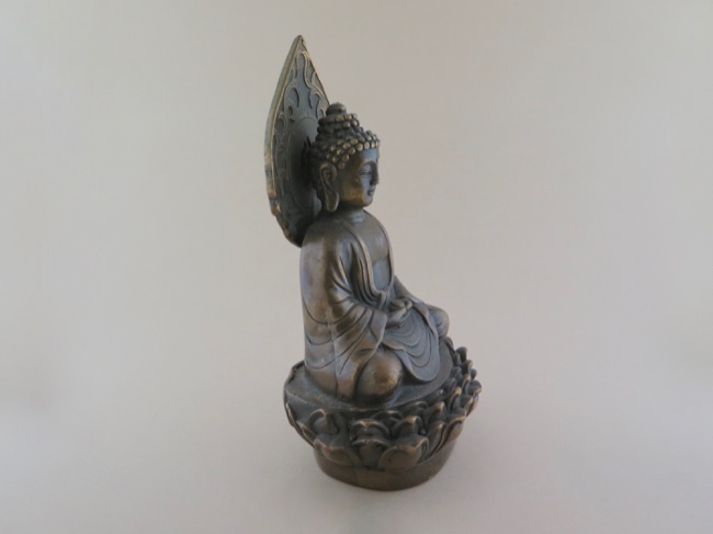 Bronze Buddha in Meditation Mudra - Click Image to Close