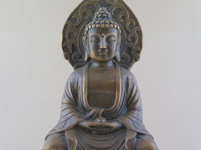 Bronze Buddha in Meditation Mudra - Click Image to Close