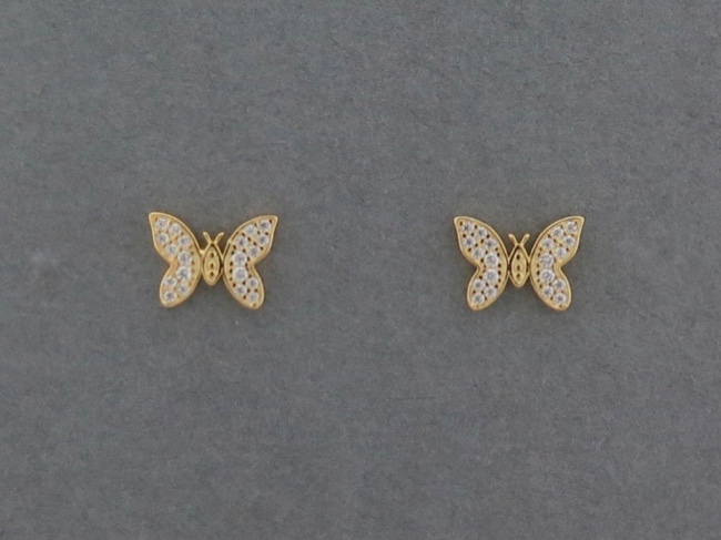 Gold Vermeil Butterflies - Click Image to Close