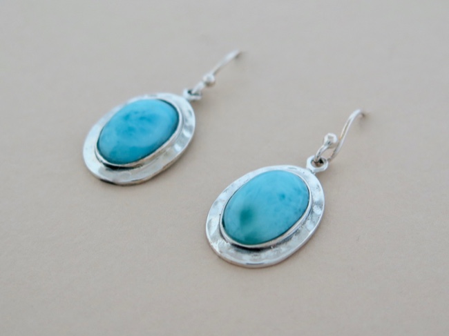 Larimar Hammered - Click Image to Close