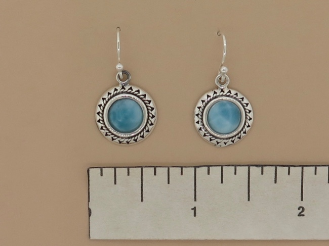 Larimar Aztec Bezel - Click Image to Close