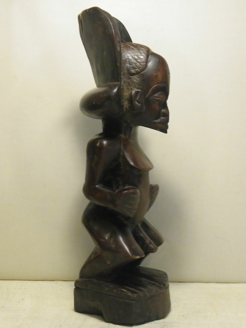 Chokwe Male Power Altar Piece Angola - Click Image to Close