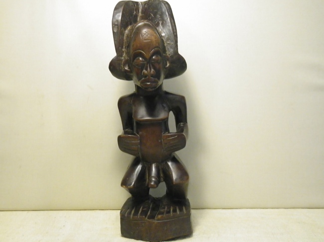 Chokwe Male Power Altar Piece Angola - Click Image to Close
