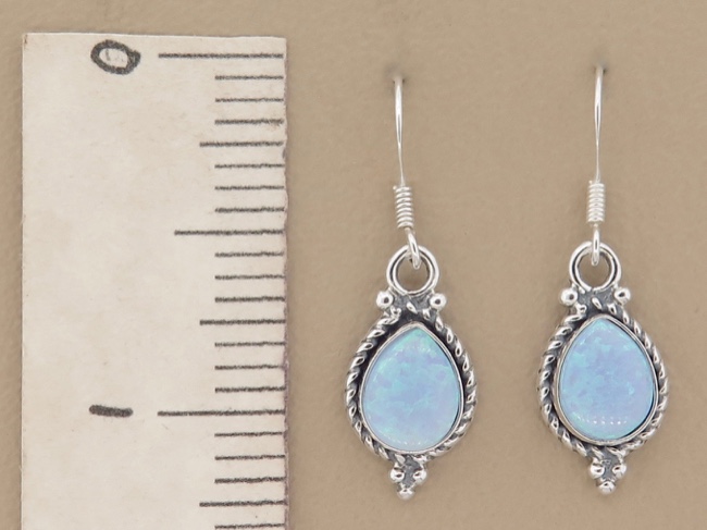 Opal Tear Earrings - Click Image to Close