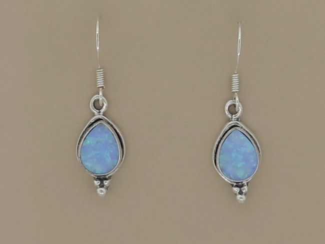 Opal Tear Earrings - Click Image to Close