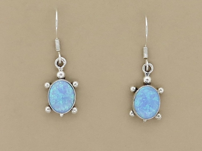 Opal Turtle Dangles - Click Image to Close