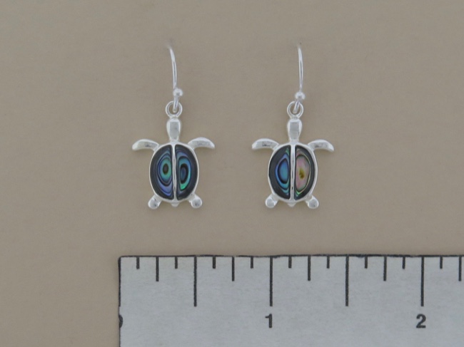 Abalone Turtle Dangles - Click Image to Close