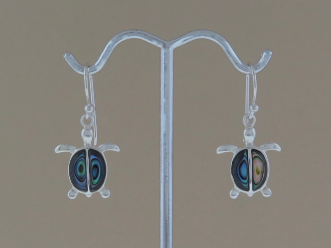 Abalone Turtle Dangles - Click Image to Close