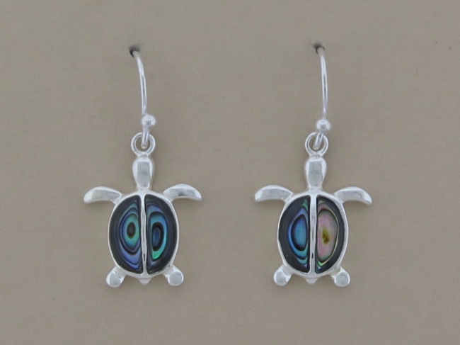 Abalone Turtle Dangles - Click Image to Close