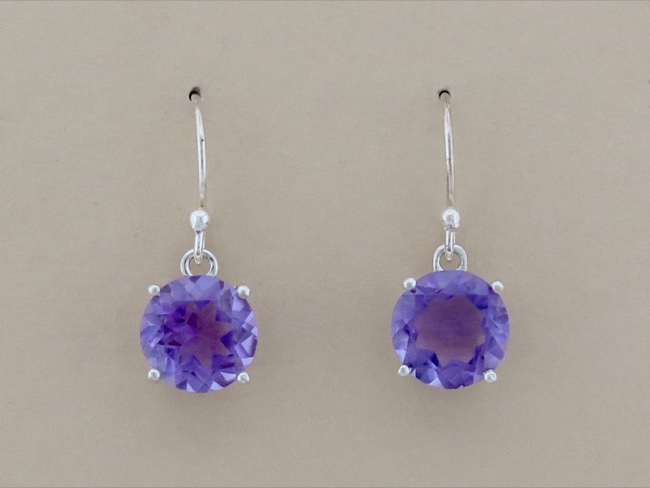 Amethyst Prong Set - Click Image to Close