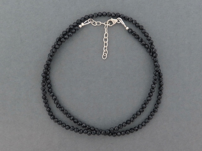 Faceted Black Spinel - Click Image to Close