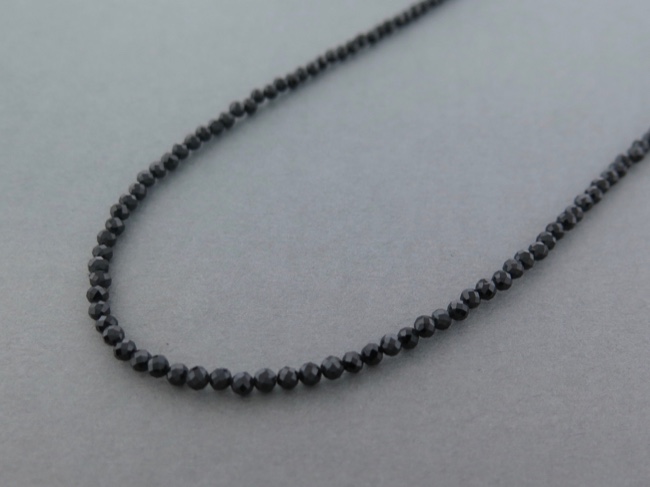 Faceted Black Spinel - Click Image to Close