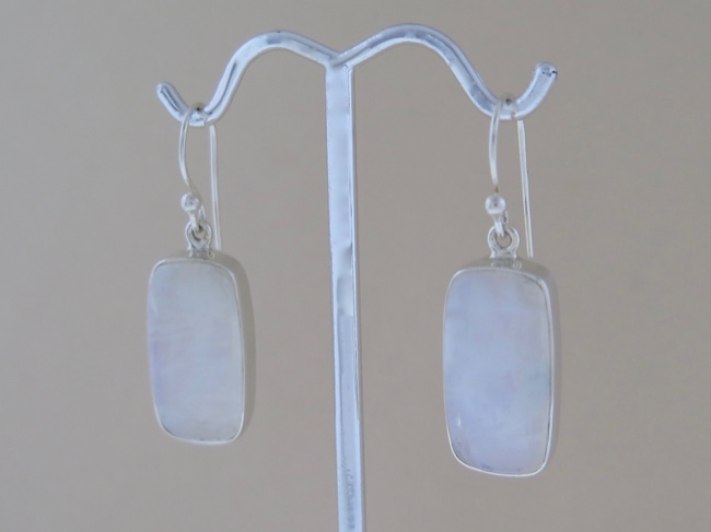 Rainbow Moonstone Dangles - Click Image to Close