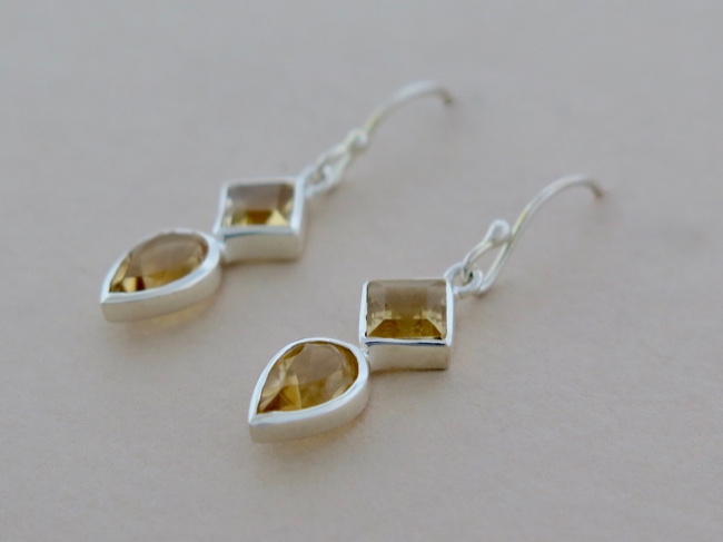 Citrine Dangles - Click Image to Close