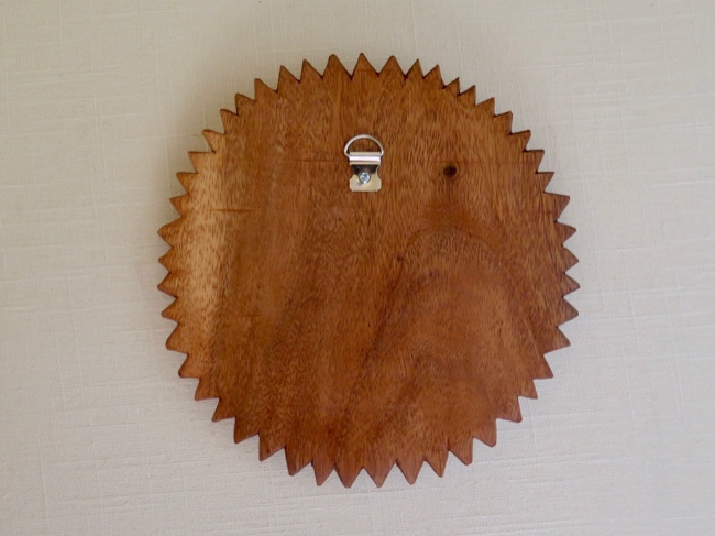 Whimsical Sun Moon Plaque Raintree Wood - Click Image to Close