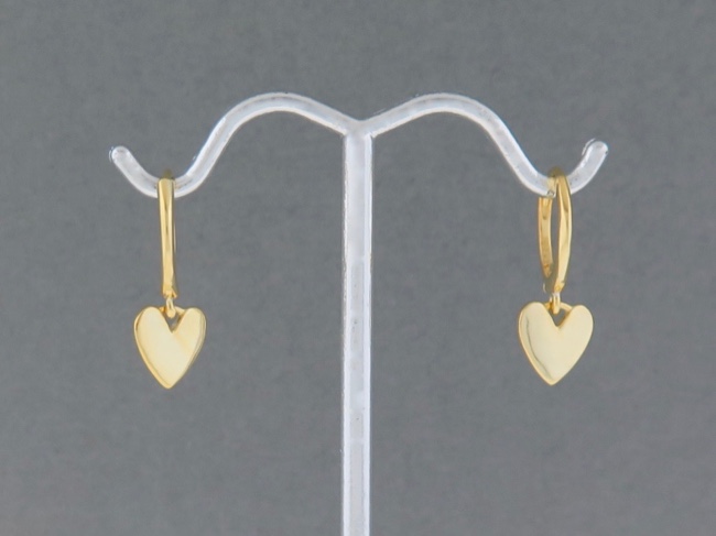 Gold Vermeil Hearts - Click Image to Close