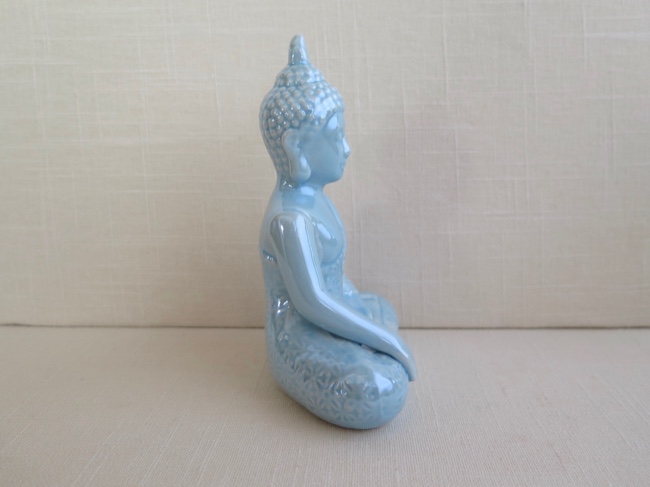 Ceramic Meditation Witness Buddha Pure Serenity - Click Image to Close