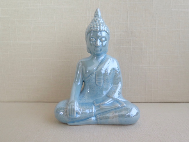 Ceramic Meditation Witness Buddha Pure Serenity - Click Image to Close