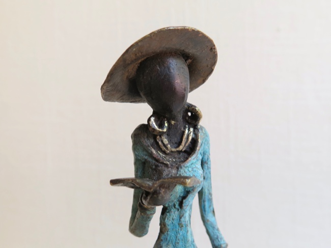 Wonderful World of Kofi Awudu Lost Wax Bronze - Click Image to Close