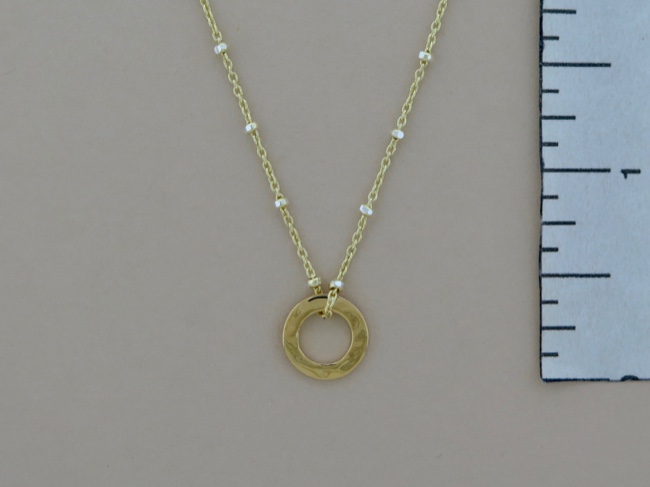 Circle Necklace - Click Image to Close