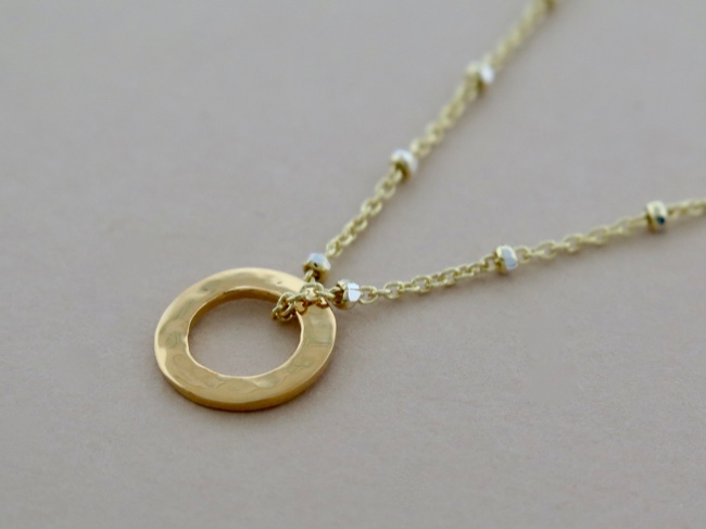 Circle Necklace - Click Image to Close
